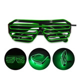 Lente Led Wire Gafas Neon Fiesta Boda Rave Xv Varios Colores