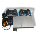 Console Ps2 Slim 2controles Jogos Envio Ja!