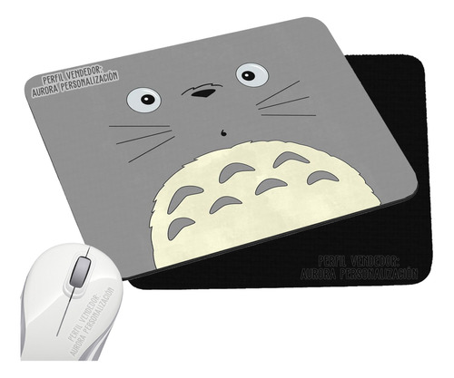 Pad Mouse Rectangular Mi Vecino Totoro Anime Pelicula 3