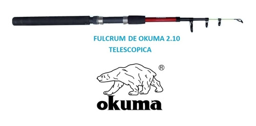 Caña Fulcrum De Okuma, Telescópica 2.10 Mts, Etk