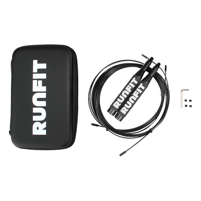 Speed Rope Ultra-runfit Cuerda Saltar Dobles Crossfit Gym Color Negro | Meses sin interés