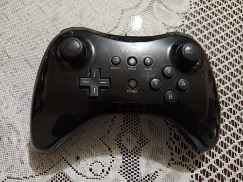 Control Pro Negro Original Para Nintendo Wii U