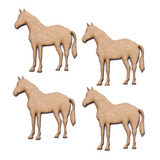 Pack 50 Caballitos Madera 5cm Caballo Country Fiestas 