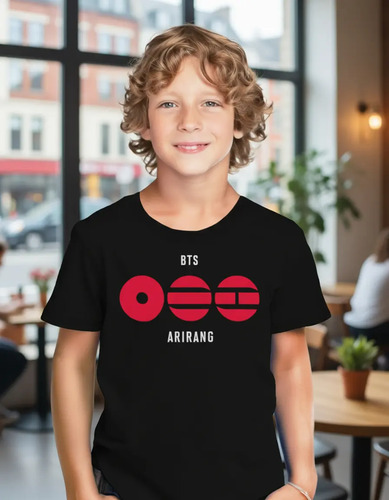 Playera Bts Arirang K-pop Album Tour Para Niño