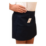 Pollera Pantalón Gabardina Colegial T.4/6/8- Suery