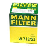 Filtro Aceite Gol, Polo, Lupo, Saveiro, Sportvan, Crossfox 1.6 Lt, Cordoba, Ibiza 06-11 1.6,  W712/53, Mann Filter