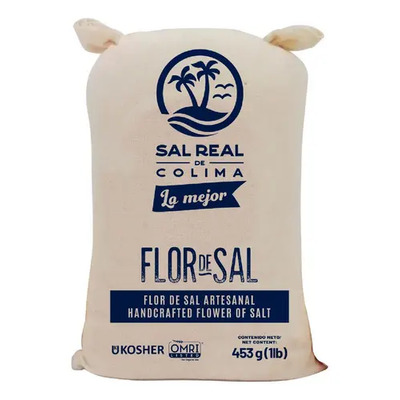 Flor De Sal Gourmet Baja En Sodio Costal Manta 1 Lb (453 G) | MercadoLibre