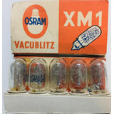 Antiguas 9 Lámparas Osram Vacublitz Xm1 Made In Germany
