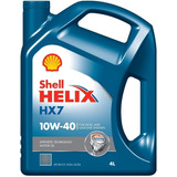 Aceite Shell Helix Hx7 10w40 4 L Semisintetico Nafta Diesel