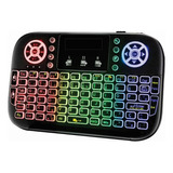 Mini Teclado Wireless Led Bluetooth Celular Smart Tv Android