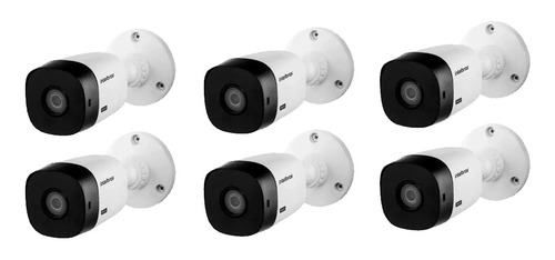 Kit 6 Câmera Intelbras Visão Noturna Alta Resolução + Brinde