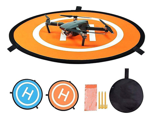 Helipuerto Plegable E Impermeable De 75 Cm Para Drones