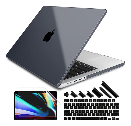 Funda Dongke Para Macbook Pro 14 M1 Pro/max +c/tec Blackc