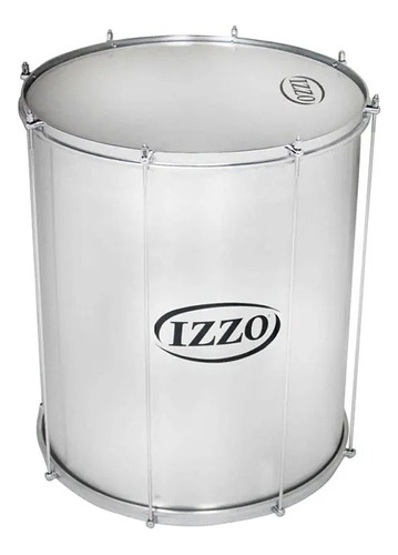 Surdo Izzo 20 Pol Corpo Aluminio C/pele Leitosa 8 Afinadores