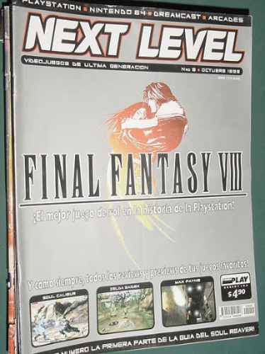 Revista Next Level 9 Arcades Final Fantasy Mejor Juego Rol