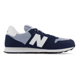 Zapatilla Urbana New Balance Hombre 500 Azul/gris/blanco