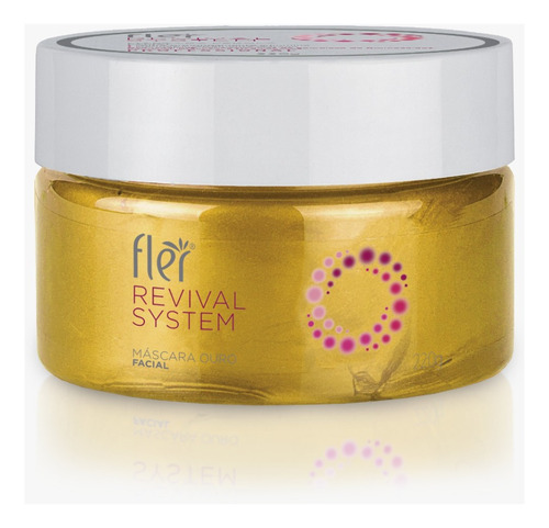 Máscara Facial Ouro Revival System 220g Revitalização Flér