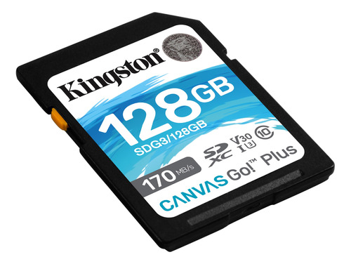 Cartão Memória Sdxc 128gb Canvas Go Plus 170mbs Kingston