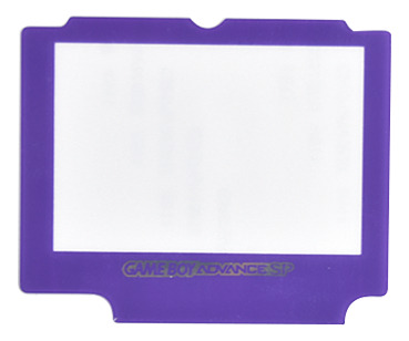 Mica Acrilico Color Morado Para Game Boy Advance (gba) Sp