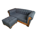 Sillon Chesterfield 2 Cuerpos Antidesgarro Colores