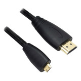 Cable Hdmi A Micro Hdmi M-m 1,5 Mts Excelente Calidad