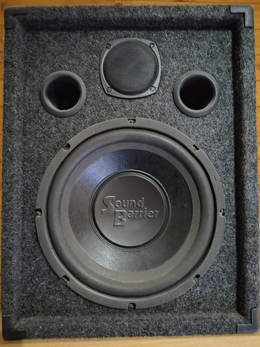 Par De Bafles Armados Con Woofer Soundbarrier 10 Pulgadas