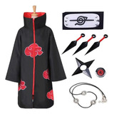 2024 Festival Cosplay Capa Akatsuki+accesorios Kit Naruto Itachi