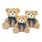 Trio Urso Articulado Para Nicho 