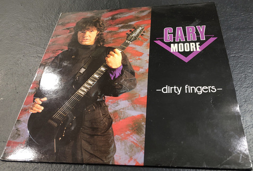 Gary Moore Dirty Fingers Lp Suecia 1987 Thin Lizzy Deep Purp