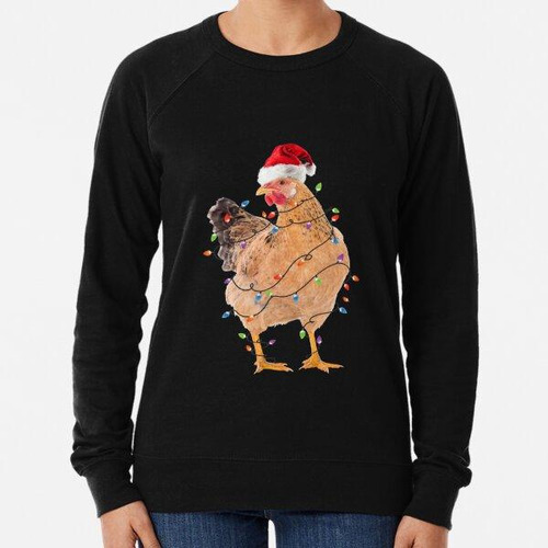 Buzo Regalo Divertido De Christmas Chicken Lover - Happy Hol