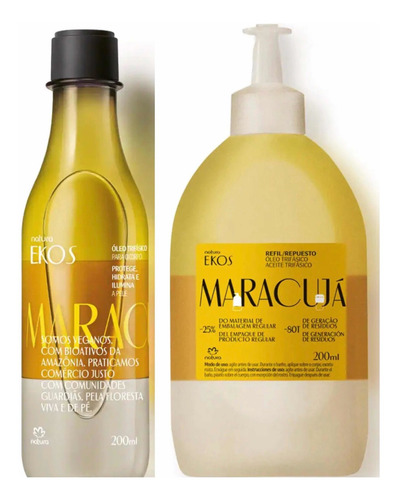 Óleo Trifásico Ekos Maracujá Com Refil Natura