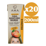 Ama Jugo De Fruta Orgánico Manzana Mango 20x200cc Tetra