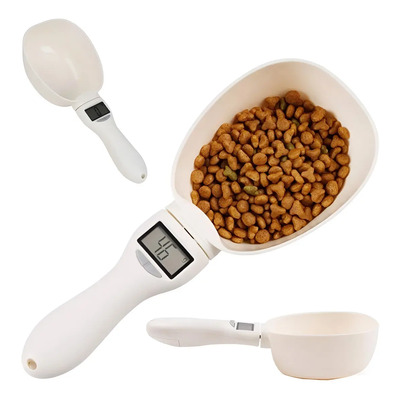 Cuchara Gramera Digital Chic-Fantasy 807D Comida Mascotas 800g Blanco | Meses sin interés