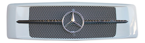 Parrilla Superior Mercedes Benz 1634/1620 Con Insignia Y Vira Cromada Importada Plastico