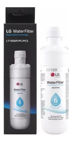 Filtro De Agua Para Nevecones LG, Adq74793501  Lt1000