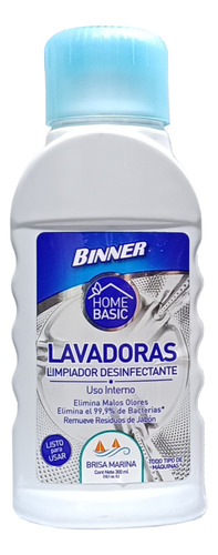 Limpiador Desinfectante Lavadoras Binner 300ml