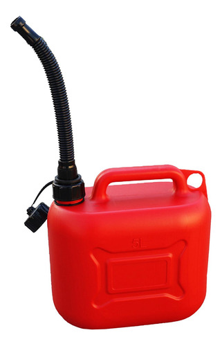 Contenedor De Combustible De De Plástico Rojo Portátil 5l