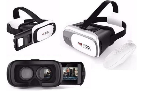 Óculos Vr Box 2.0 Realidade Virtual + Controle Bluetooth 3d