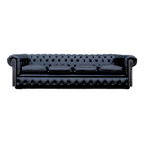 Sillon Chesterfield Sofa Chester 4 Cuerpos Armado Artesanal