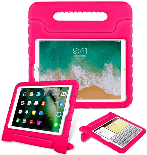 Funda Protector Uso Rudo Antigolpe Foam Goma Niños Para iPad