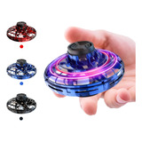 Mini Drone Disco Voador Ufo Infantil Azul Vermelho Preto