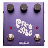 Pedal De Guitarra Fuhrmann Psycho Vibe Pv01, Color Morado