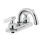 Mezcladora 4  Para Lavabo, Cuello Curvo 49204