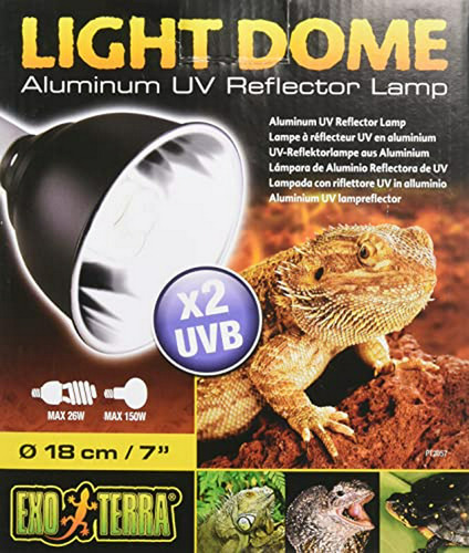 Lámpara Reflector Uv Para Terrarios De Reptiles