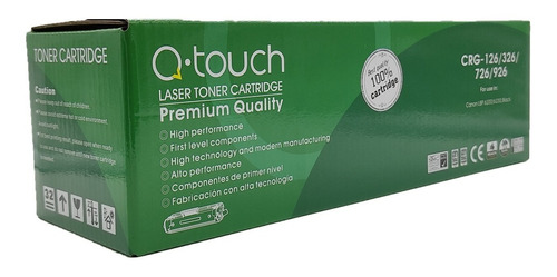 Toner Qtouch Crg 126/326/726/926 Genérico. Compatible Ca.non