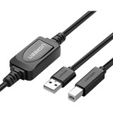 Cabo Impressora Ugreen Usb 2.0 Para B Macho Ativo 15m