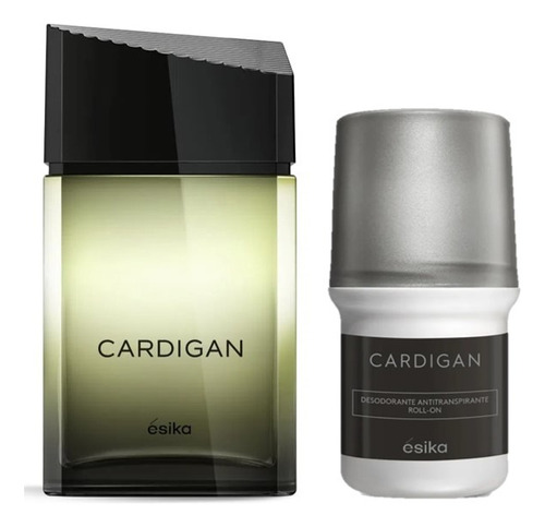 Cardigan + Desodorante Rolon Fragancia Masculina De Esika