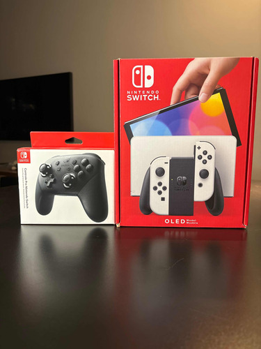 Nintendo Switch Oled Sd 512gb Controller Pro
