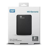 Disco Rigido Externo Wd Western Digital Elements 2tb Usb 3.0