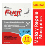 Fuyi Tabletas Insecticidas Contra Mosquitos X12 Noches